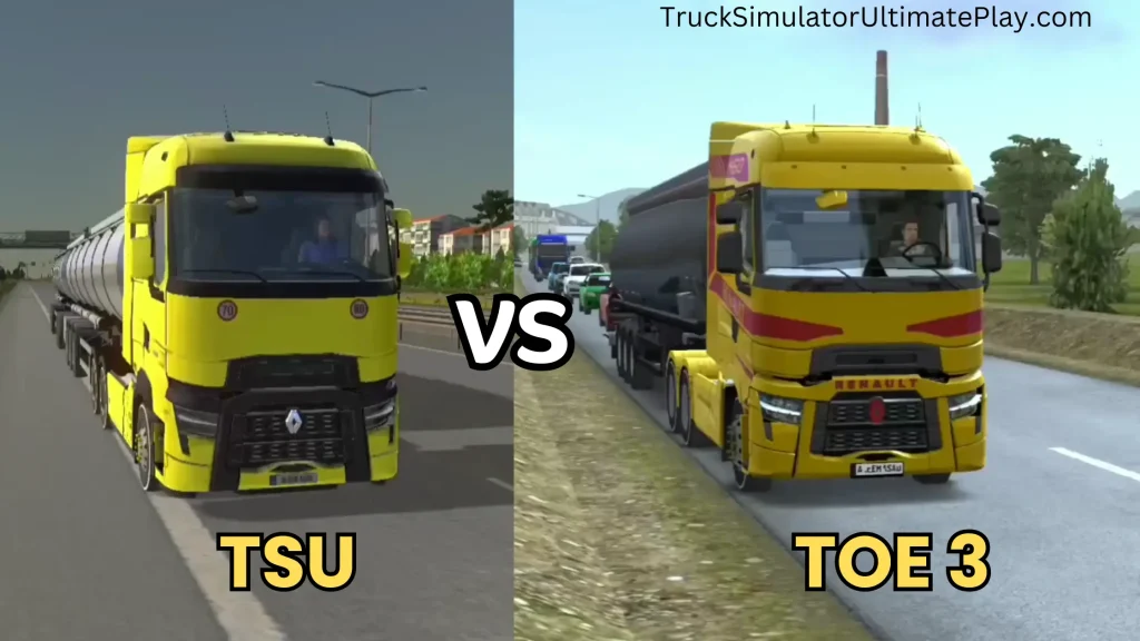 Truck Simulator Ultimate vs Truckers of Europe 3